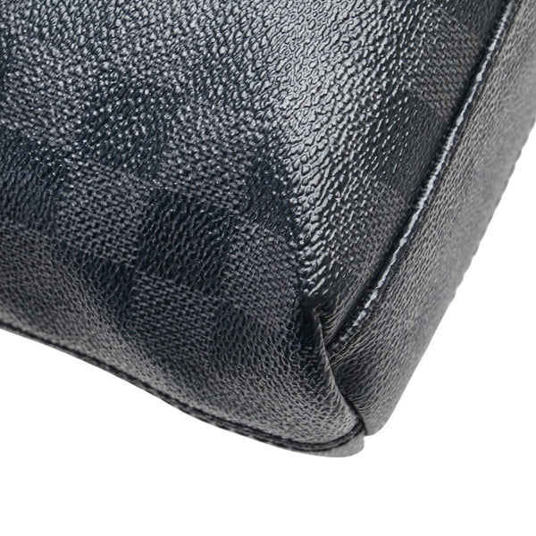 ルイ ヴィトン ダミエ グラフィット ミックPM 斜め掛け ショルダーバッグ N41211 ブラック PVC レザー メンズ LOUIS VUITTON 【中古】