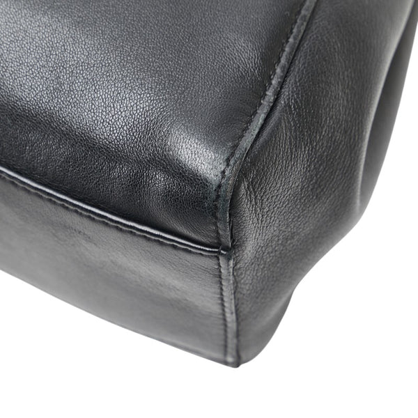 フェンディ ミニピーカブー ハンドバッグ ショルダーバッグ 2WAY 8BN244 ブラック レザー レディース FENDI 【中古】