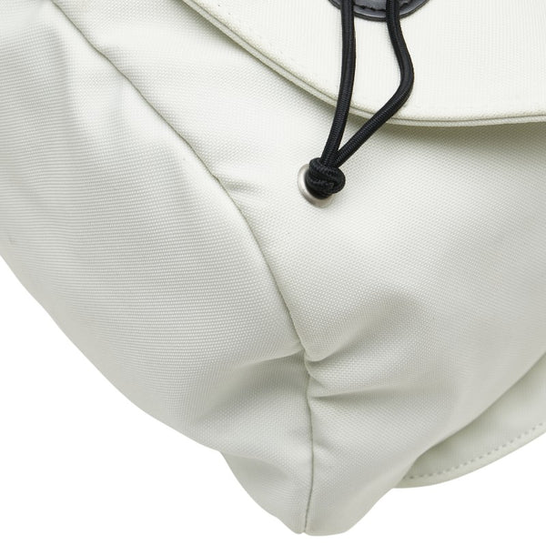 シャネル スポーツライン ココマーク ショルダーバッグ メッセンジャーバッグ オフホワイト ナイロン レザー レディース CHANEL 【中古】