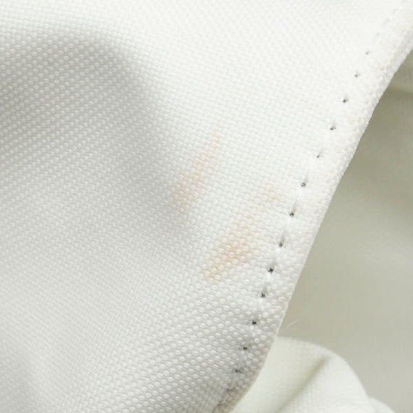 シャネル スポーツライン ココマーク ショルダーバッグ メッセンジャーバッグ オフホワイト ナイロン レザー レディース CHANEL 【中古】