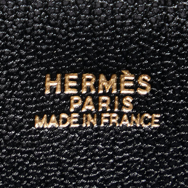 エルメス プレジデント トートバッグ ブラック グリーン リザード ヴォーグレネ ドブリス レディース HERMES 【中古】