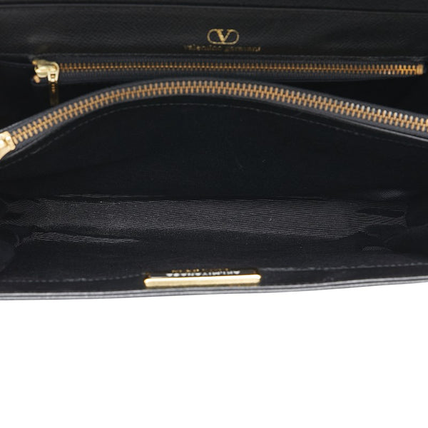ヴァレンティノ ガラヴァーニ ハンドバッグ ブラック レザー レディース VALENTINO 【中古】