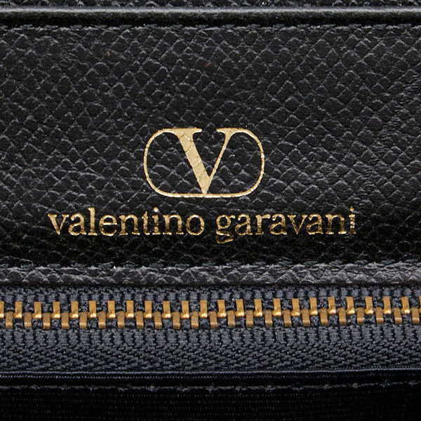 ヴァレンティノ ガラヴァーニ ハンドバッグ ブラック レザー レディース VALENTINO 【中古】
