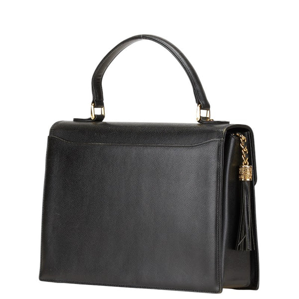 ヴァレンティノ ガラヴァーニ ハンドバッグ ブラック レザー レディース VALENTINO 【中古】