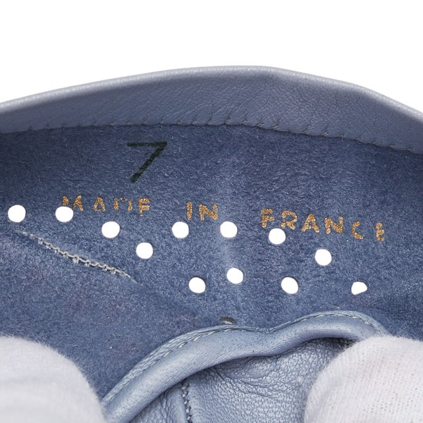 シャネル ココマーク 手袋 グローブ サイズ：7 グレー ラムスキン レディース CHANEL 【中古】