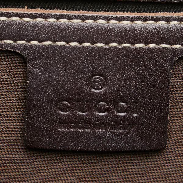 グッチ GGスプリーム トートバッグ ショルダーバッグ 223668 ベージュ ブラウン PVC レザー レディース GUCCI 【中古】