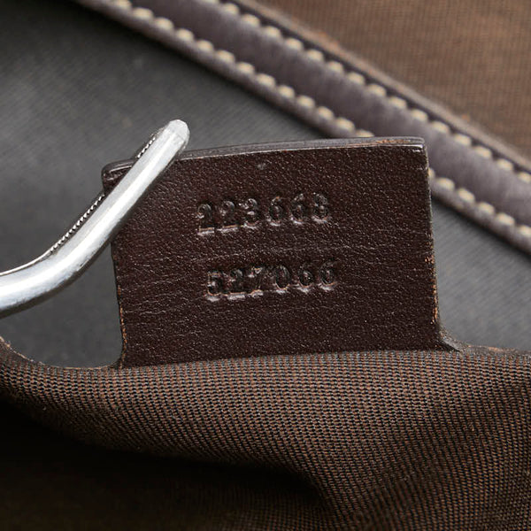 グッチ GGスプリーム トートバッグ ショルダーバッグ 223668 ベージュ ブラウン PVC レザー レディース GUCCI 【中古】