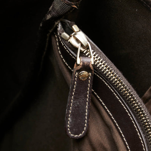 グッチ GGスプリーム トートバッグ ショルダーバッグ 223668 ベージュ ブラウン PVC レザー レディース GUCCI 【中古】