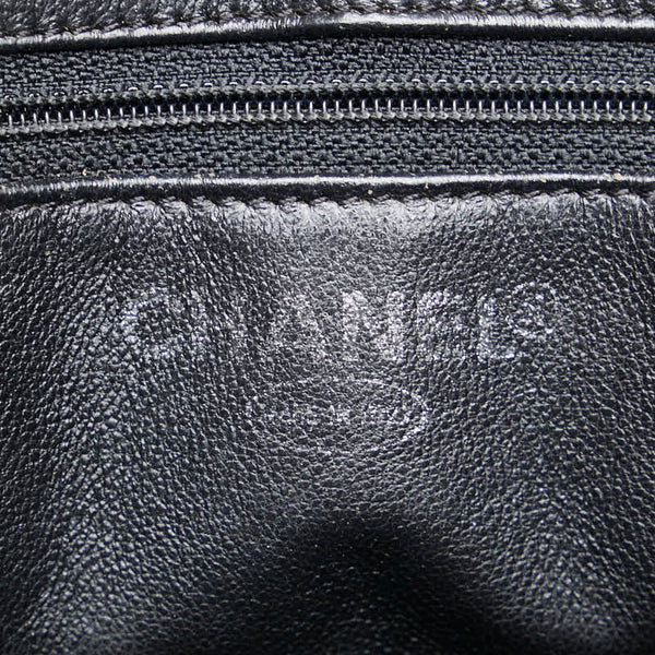 シャネル ココマーク 復刻 トートバッグ ハンドバッグ ブラック キャビアスキン レディース CHANEL 【中古】