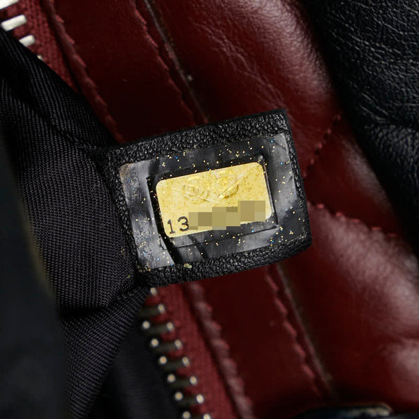 シャネル ココクーン ココマーク ハンドバッグ トートバッグ ブラック ラムスキン レディース CHANEL 【中古】