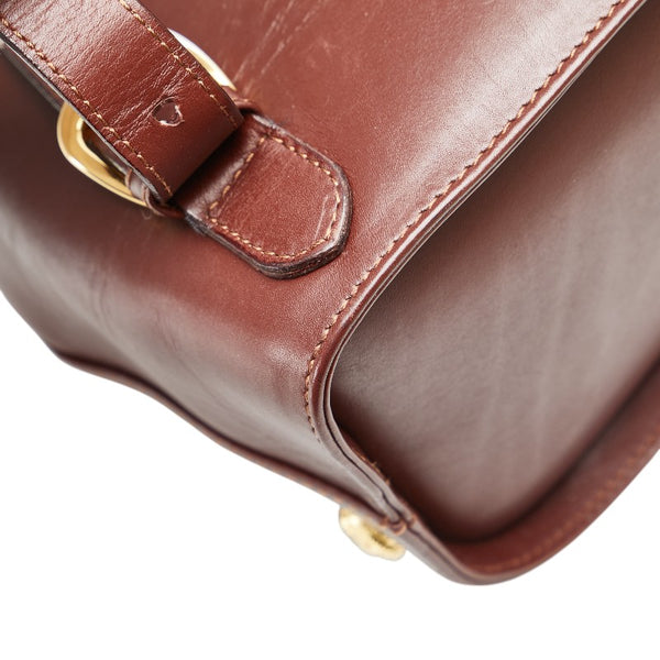 サルヴァトーレフェラガモ リュック バックパック DQ-211 5207 ブラウン レザー レディース Salvatore Ferragamo 【中古】