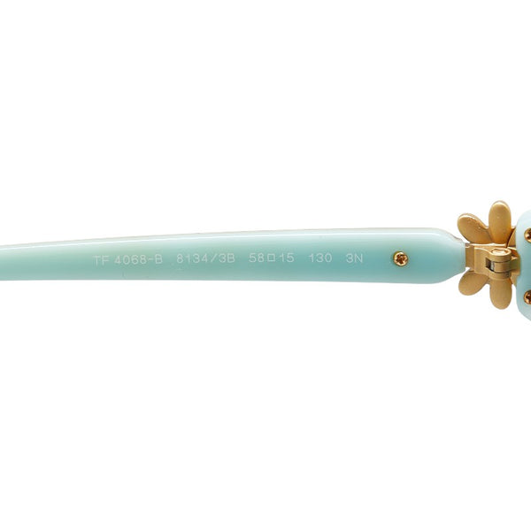ティファニー フラワー サングラス TF4068-B ティファニーブルー ブラウン プラスチック レディース TIFFANY&Co. 【中古】