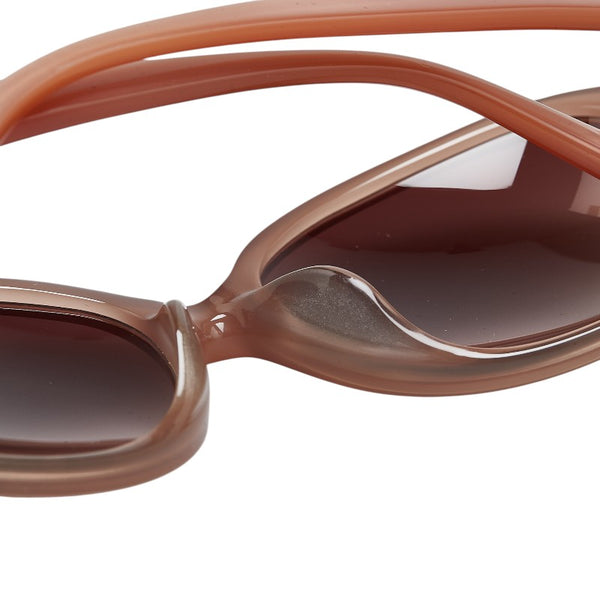 サルヴァトーレフェラガモ ガンチーニ サングラス SF801SA ベージュ プラスチック レディース Salvatore Ferragamo 【中古】