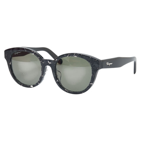 サルヴァトーレフェラガモ BLACK HAVANA サングラス SF884SA ブラック プラスチック レディース Salvatore Ferragamo 【中古】