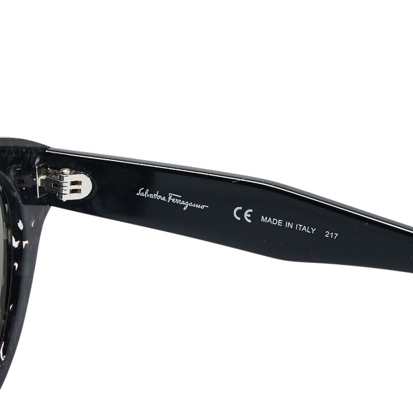 サルヴァトーレフェラガモ BLACK HAVANA サングラス SF884SA ブラック プラスチック レディース Salvatore Ferragamo 【中古】