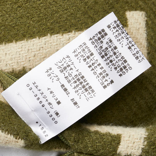 エルメス アヴァロンIII PM クッション カーキ マルチカラー ウール カシミヤ レディース HERMES 【中古】