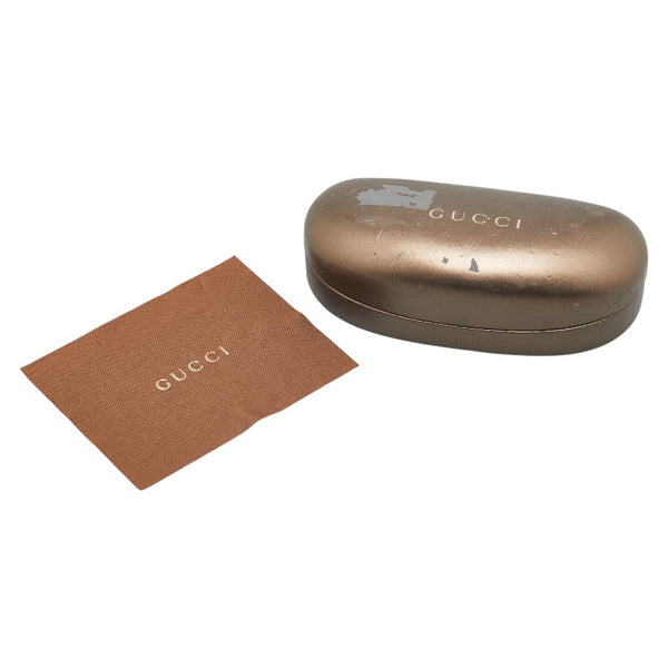 グッチ サングラス GG1007/F/S ブラウン プラスチック レディース GUCCI 【中古】