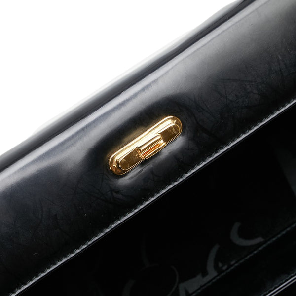 サルヴァトーレフェラガモ ガンチーニ ショルダーバッグ トートバッグ E217663 ブラック レザー レディース Salvatore Ferragamo 【中古】