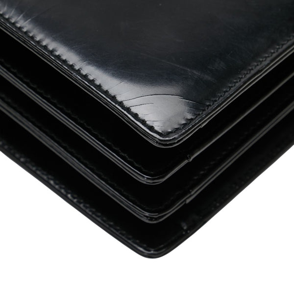 サルヴァトーレフェラガモ ガンチーニ ショルダーバッグ トートバッグ E217663 ブラック レザー レディース Salvatore Ferragamo 【中古】