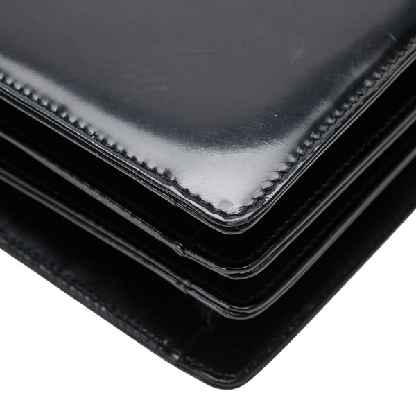 サルヴァトーレフェラガモ ガンチーニ ショルダーバッグ トートバッグ E217663 ブラック レザー レディース Salvatore Ferragamo 【中古】