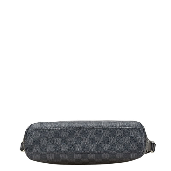 ルイ ヴィトン ダミエ グラフィット ミックPM 斜め掛け ショルダーバッグ N41211 ブラック PVC レザー メンズ LOUIS VUITTON 【中古】
