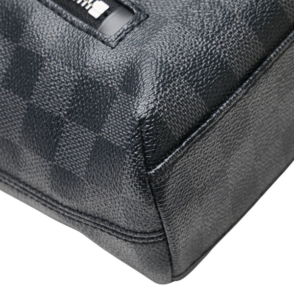 ルイ ヴィトン ダミエ グラフィット ミックPM 斜め掛け ショルダーバッグ N41211 ブラック PVC レザー メンズ LOUIS VUITTON 【中古】