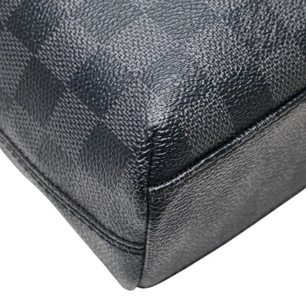 ルイ ヴィトン ダミエ グラフィット ミックPM 斜め掛け ショルダーバッグ N41211 ブラック PVC レザー メンズ LOUIS VUITTON 【中古】