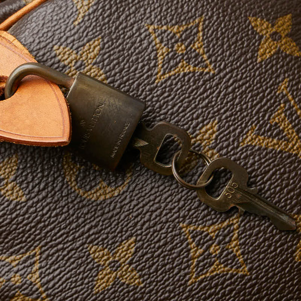 ルイ ヴィトン モノグラム スピーディ35 ハンドバッグ ボストンバッグ M41524 ブラウン PVC レザー レディース LOUIS VUITTON 【中古】