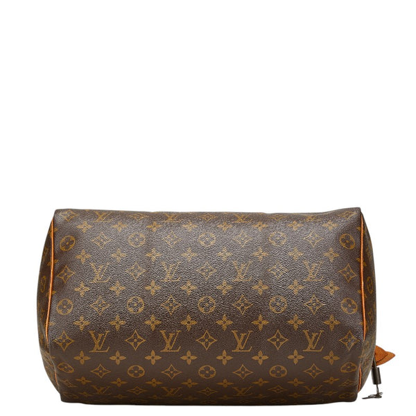 ルイ ヴィトン モノグラム スピーディ35 ハンドバッグ ボストンバッグ M41524 ブラウン PVC レザー レディース LOUIS VUITTON 【中古】