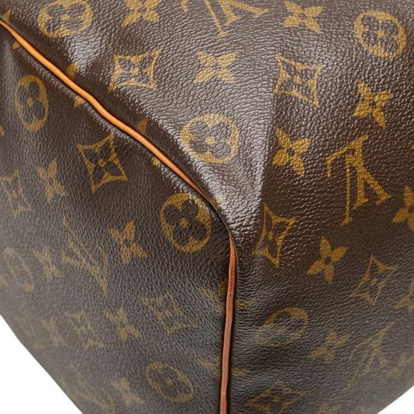 ルイ ヴィトン モノグラム スピーディ35 ハンドバッグ ボストンバッグ M41524 ブラウン PVC レザー レディース LOUIS VUITTON 【中古】