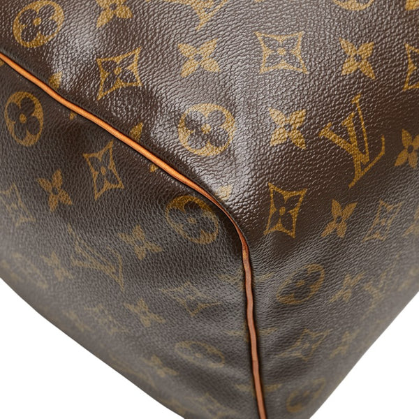 ルイ ヴィトン モノグラム スピーディ35 ハンドバッグ ボストンバッグ M41524 ブラウン PVC レザー レディース LOUIS VUITTON 【中古】