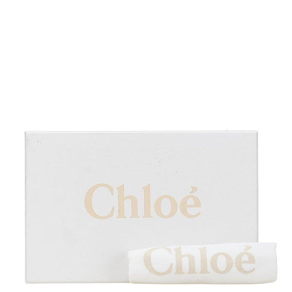 クロエ アルファベット 長財布 ブラック レザー レディース Chloe 【中古】