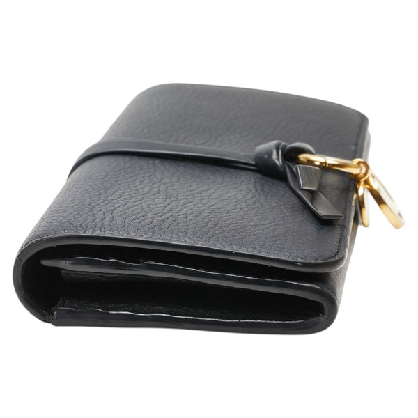クロエ アルファベット 長財布 ブラック レザー レディース Chloe 【中古】