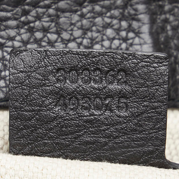 グッチ ソーホー タッセル ハンドバッグ ショルダーバッグ 2WAY 308362 ブラック レザー レディース GUCCI 【中古】