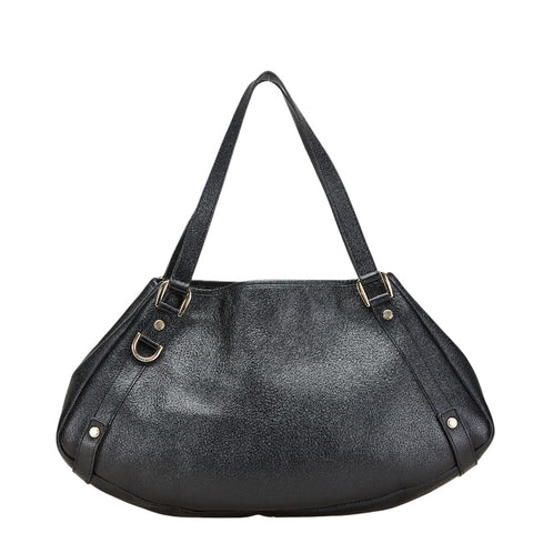 グッチ アビー ハンドバッグ ワンショルダーバッグ 130736 ブラック レザー レディース GUCCI 【中古】