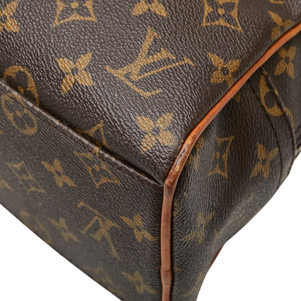 ルイ ヴィトン モノグラム マンハッタンGM ハンドバッグ ボストンバッグ M40025 ブラウン PVC レザー レディース LOUIS VUITTON 【中古】