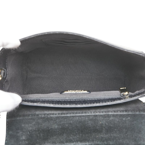 フルラ ニューディジー チェーン ショルダーバッグ ブラック レザー レディース Furla 【中古】
