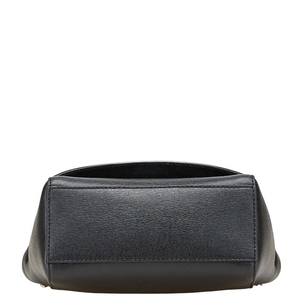 フルラ ニューディジー チェーン ショルダーバッグ ブラック レザー レディース Furla 【中古】