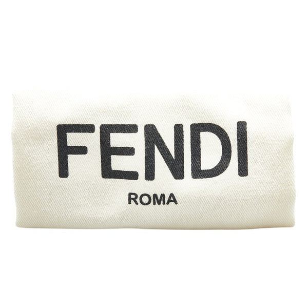 フェンディ ミニボックス チャーム キーホルダー 7AR894 イエロー レザー レディース FENDI 【中古】