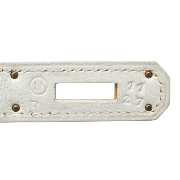 エルメス ケリー32 ゴールド金具 ハンドバッグ ショルダーバッグ 2WAY オフホワイト クシュベル レディース HERMES 【中古】