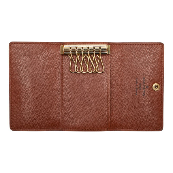 ルイ ヴィトン モノグラム ミュルティクレ6 キーケース M62630 ブラウン PVC レザー レディース LOUIS VUITTON 【中古】