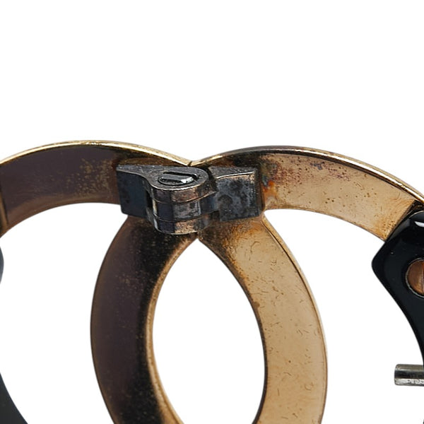 シャネル ココマーク サングラス 02461 94305 ブラック ブルーレンズ プラスチック レディース CHANEL 【中古】