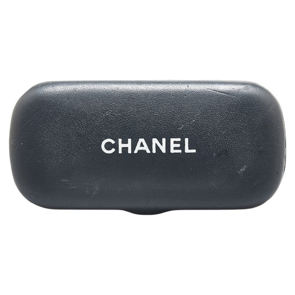 シャネル ココマーク サングラス 02461 94305 ブラック ブルーレンズ プラスチック レディース CHANEL 【中古】
