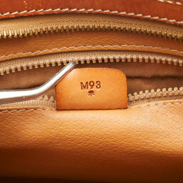 セリーヌ マカダム クラッチバッグ セカンドバッグ ブラウン PVC レザー レディース CELINE 【中古】