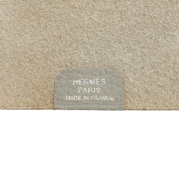 エルメス ユリスPM 手帳カバー グレー トリヨンクレマンス レディース HERMES 【中古】