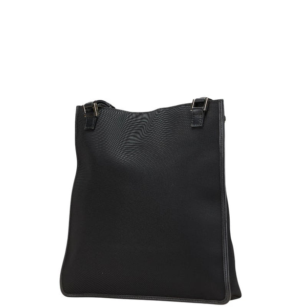 グッチ 斜め掛け ショルダーバッグ 92560 ブラック キャンバス レザー レディース GUCCI 【中古】