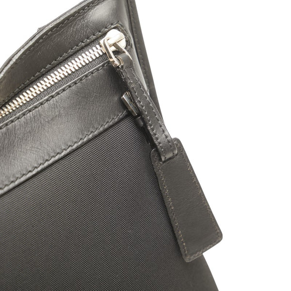 グッチ 斜め掛け ショルダーバッグ 92560 ブラック キャンバス レザー レディース GUCCI 【中古】