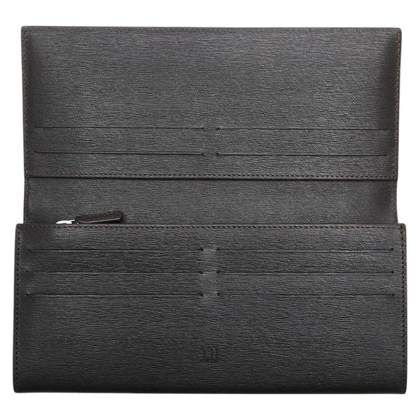 ダンヒル サイドカー 長財布 DUFP1010E ブラック カーフレザー メンズ Dunhill 【中古】