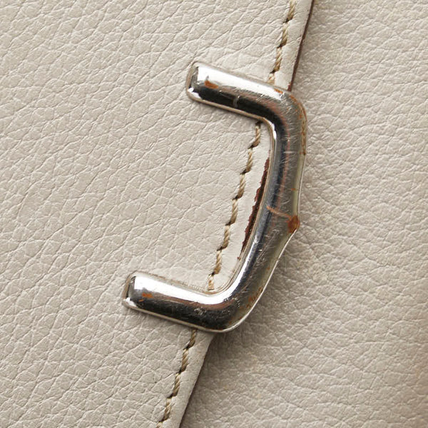カルティエ 長財布 L3001620 グレー レザー レディース CARTIER 【中古】