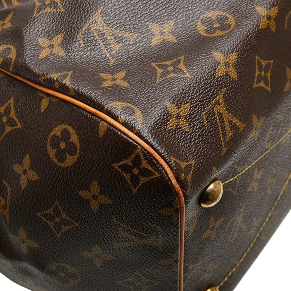ルイ ヴィトン モノグラム ティヴォリGM ハンドバッグ ショルダーバッグ M40144 ブラウン PVC レザー レディース LOUIS VUITTON 【中古】